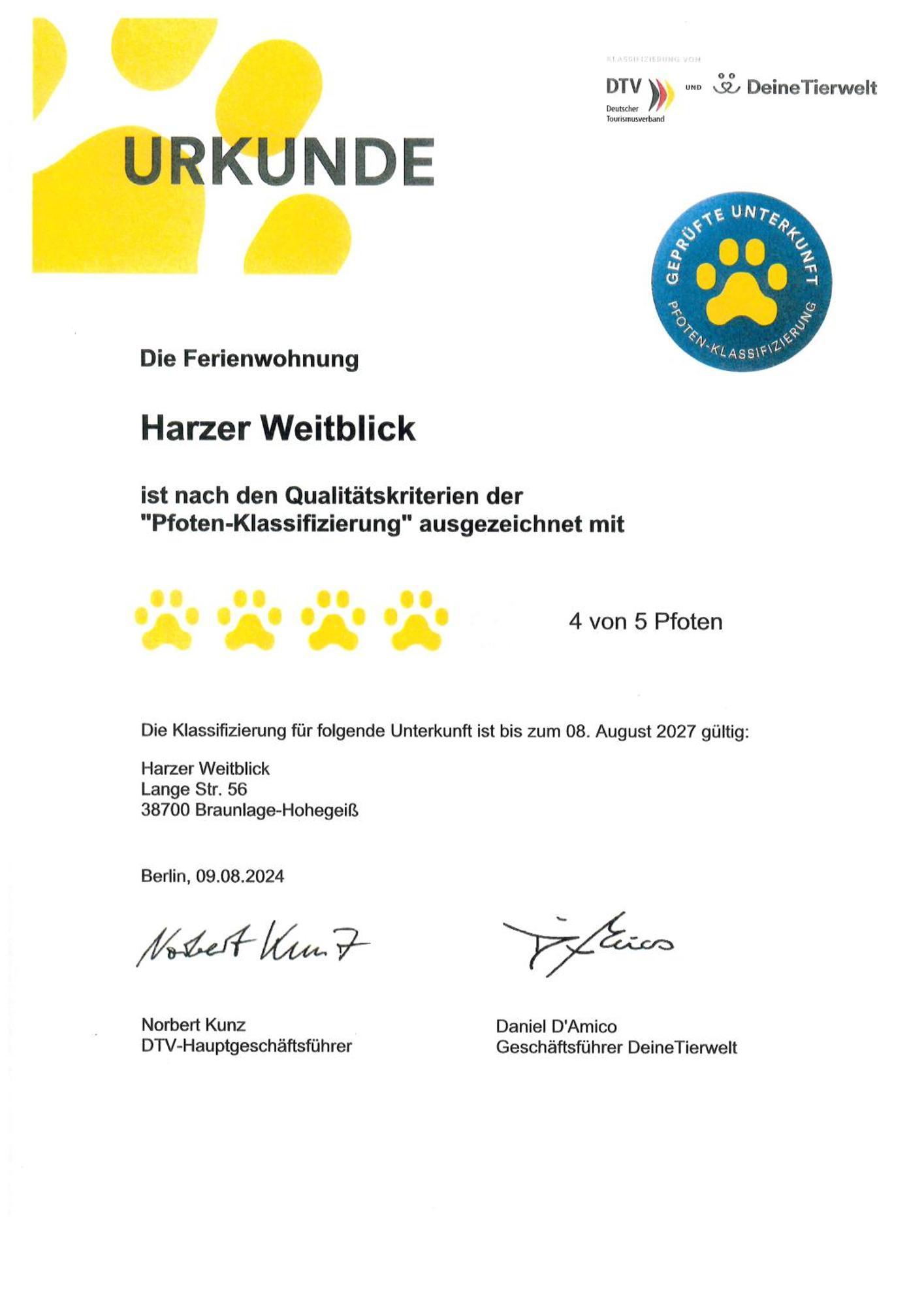 Fewo Harzer Weitblick, Hunde Willkommen, W-Lan, 2X Smart Tv, Dtv 4 Sterne, 4 Pfoten Braunlage Exteriör bild